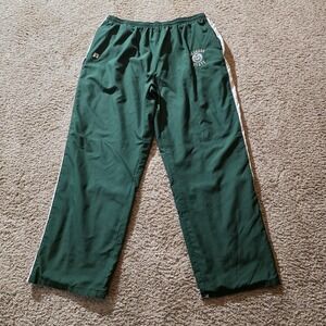 Colorado State Rams Pants Mens 2XL Green White NCAA Basketball Russell